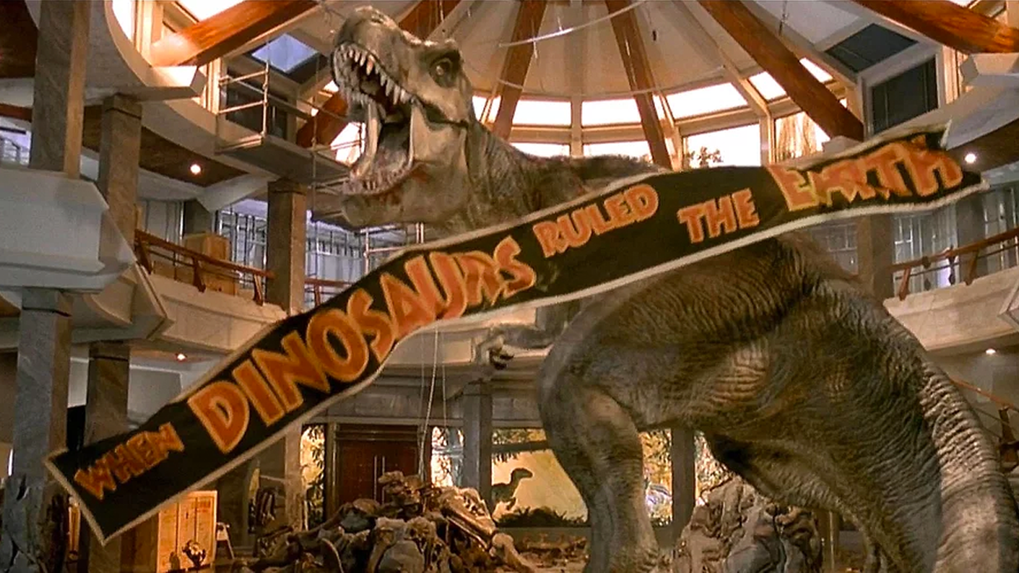 Bannière Ciné Plein Air Jurassic Park