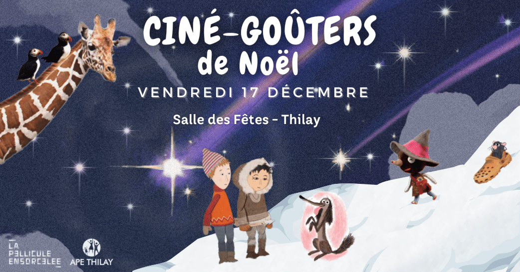 Bannière Ciné-Goûter Thilay - Noël