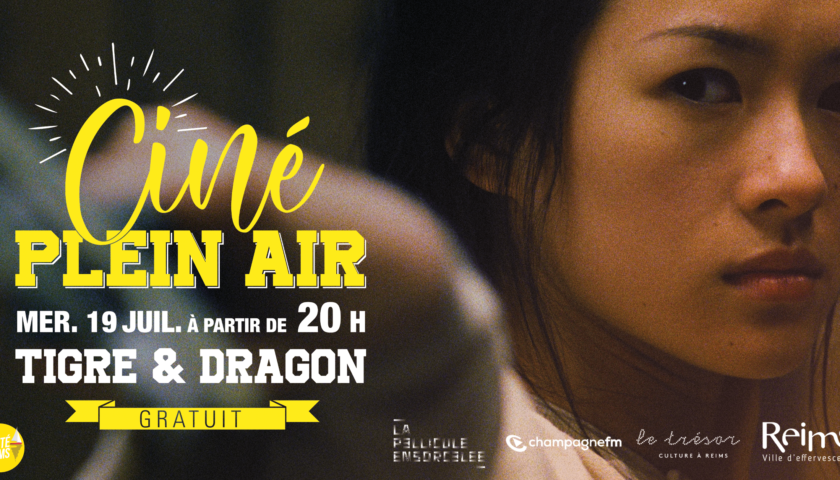 Bannière Ciné Plein Air Reims - Tigre & Dragon