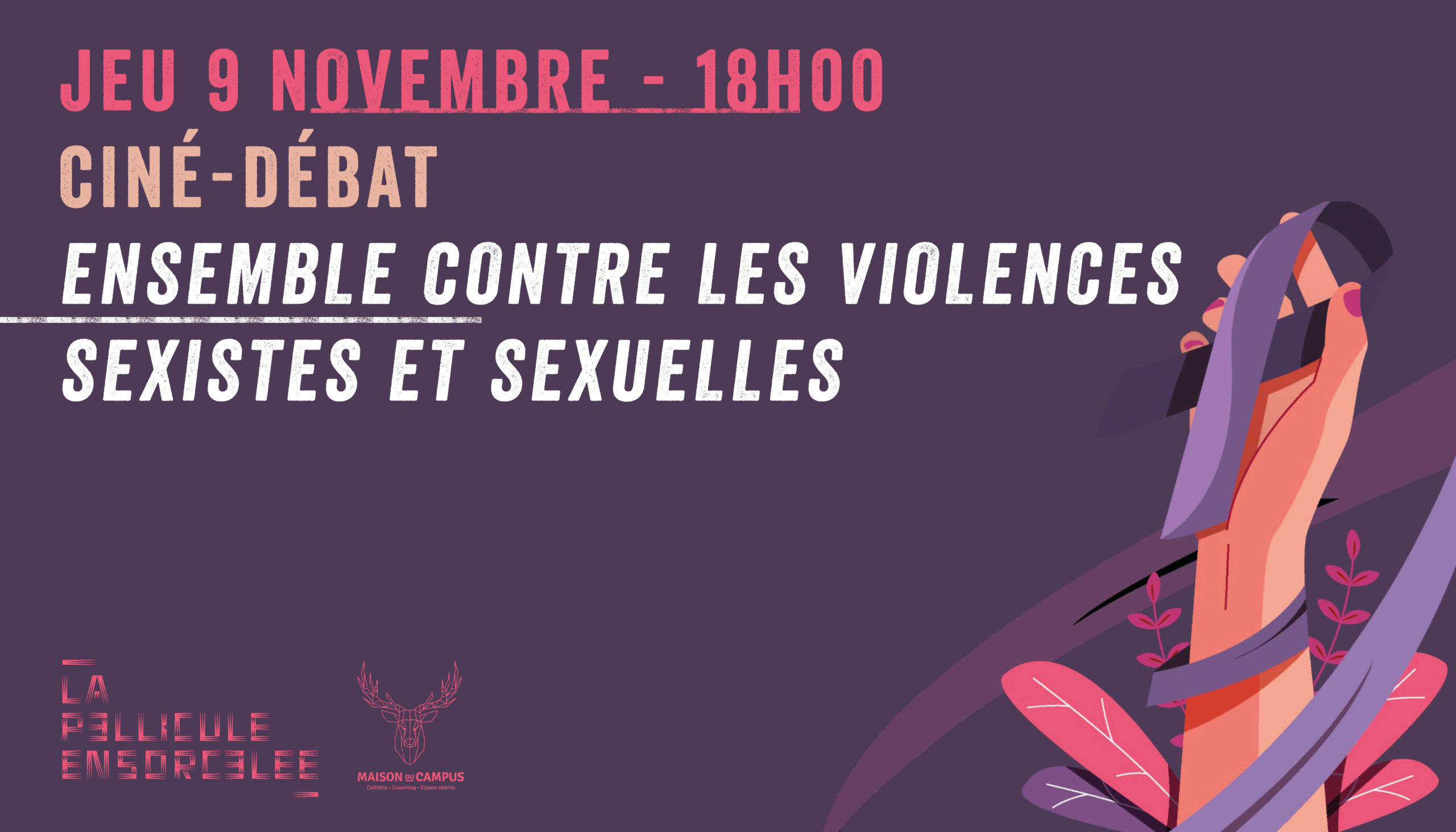 Bannière - Ciné-Débat - Ensemble contre les violences sexistes et sexuelles