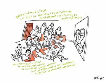 IDéal Cinéma dessiné par mogsart Illustration