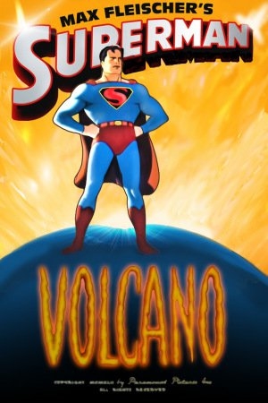 affiche supermaninvolcano