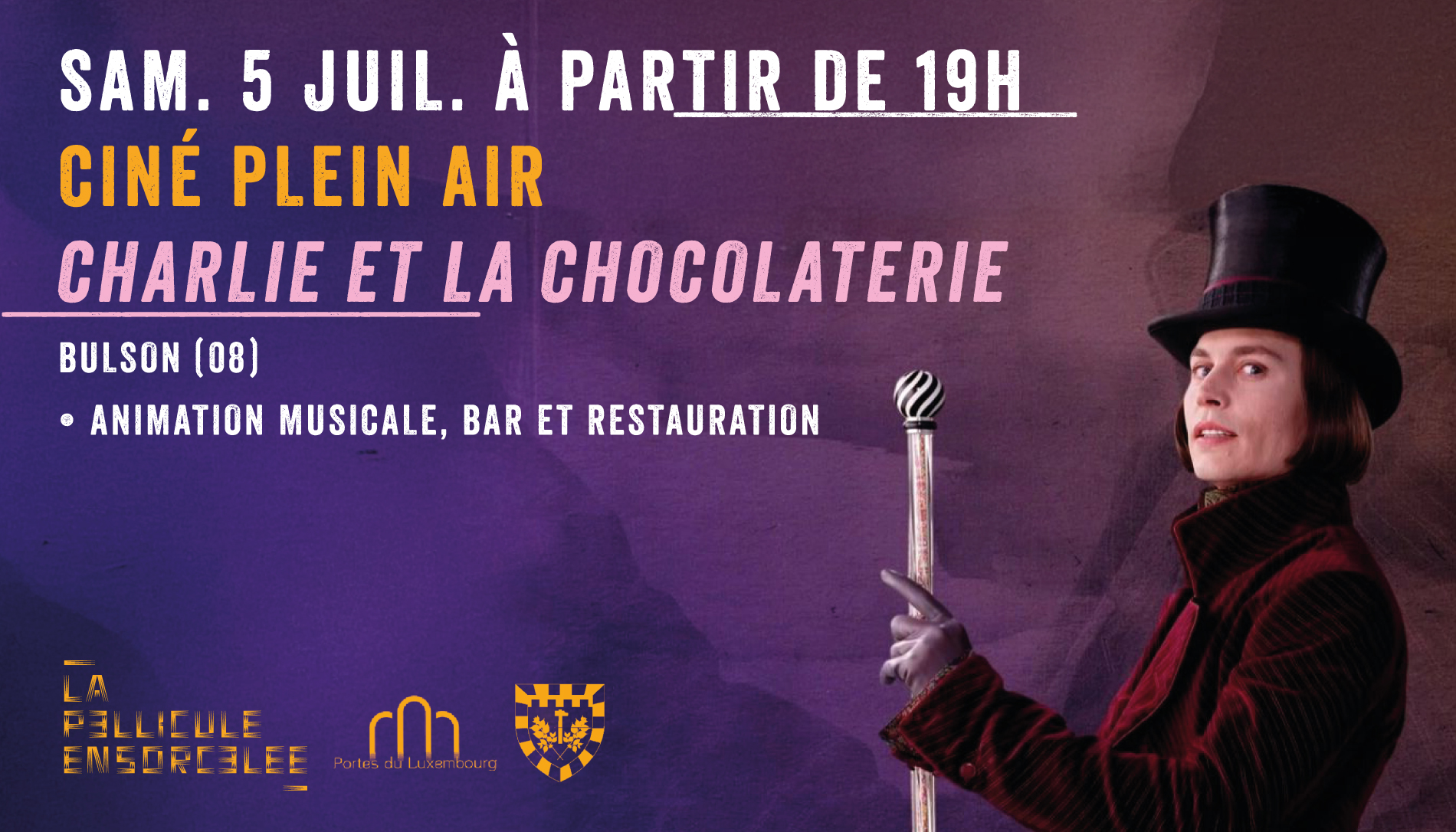 plein air 2025 charlie et la chocolaterie